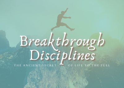 Breakthrough Disciplines